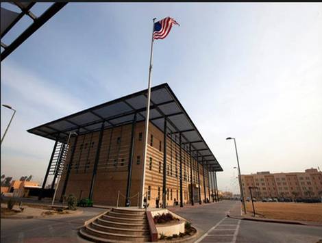 السفارة الامريكية في بغداد تطالب بالحماية